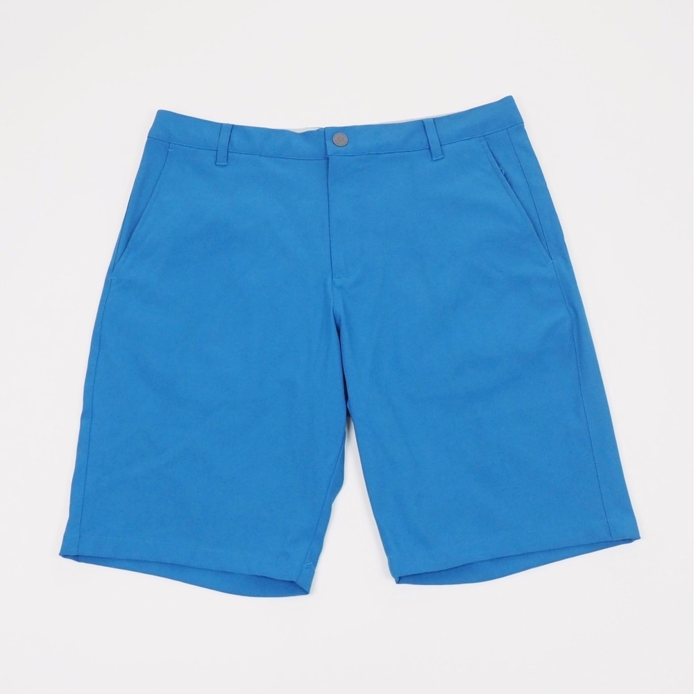 New Puma Golf Jackpot 2.0 Shorts Mens 32 Blue Casual Performance Tech Blend